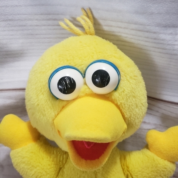 Vintage 1995 Sesame Street Big Bird Plush 9 Inch Stuffed Animal Tyco Jim Henson - Picture 7 of 7